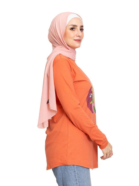 Copper Coin Printed Long - Sleeve Design 47 - Khotwh